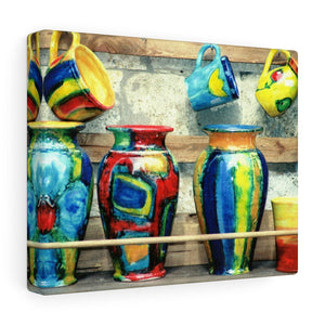 Gallery Wrap - Tuscan Pottery, Pam Fall