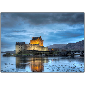 Metal Print - Eilean Donan Castle at Night - Scotland, Michael Cahill