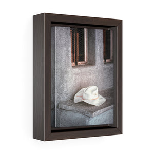 Framed Gallery Wrap - The Worn Hat, New Mexico, Pat Cahill