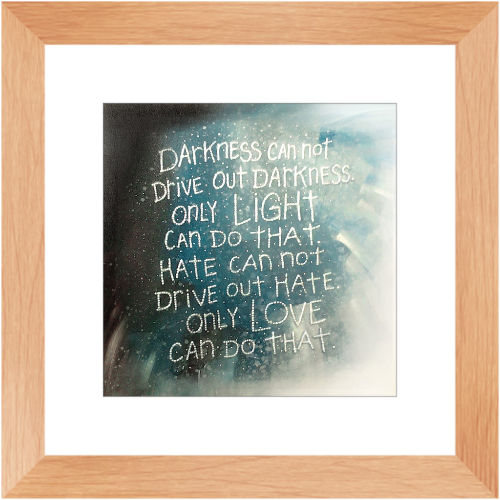 Framed Print - A Hero's Words, Laura Seeley