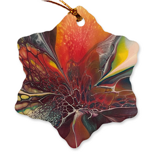 Porcelain Ornament - Blooming Flowers 4, Janna Arutyunyan - Free Shipping