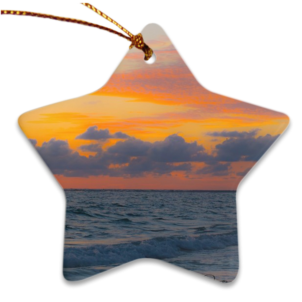 Porcelain Ornament - Citrus Sky, Joy Garafola, FREE Shipping