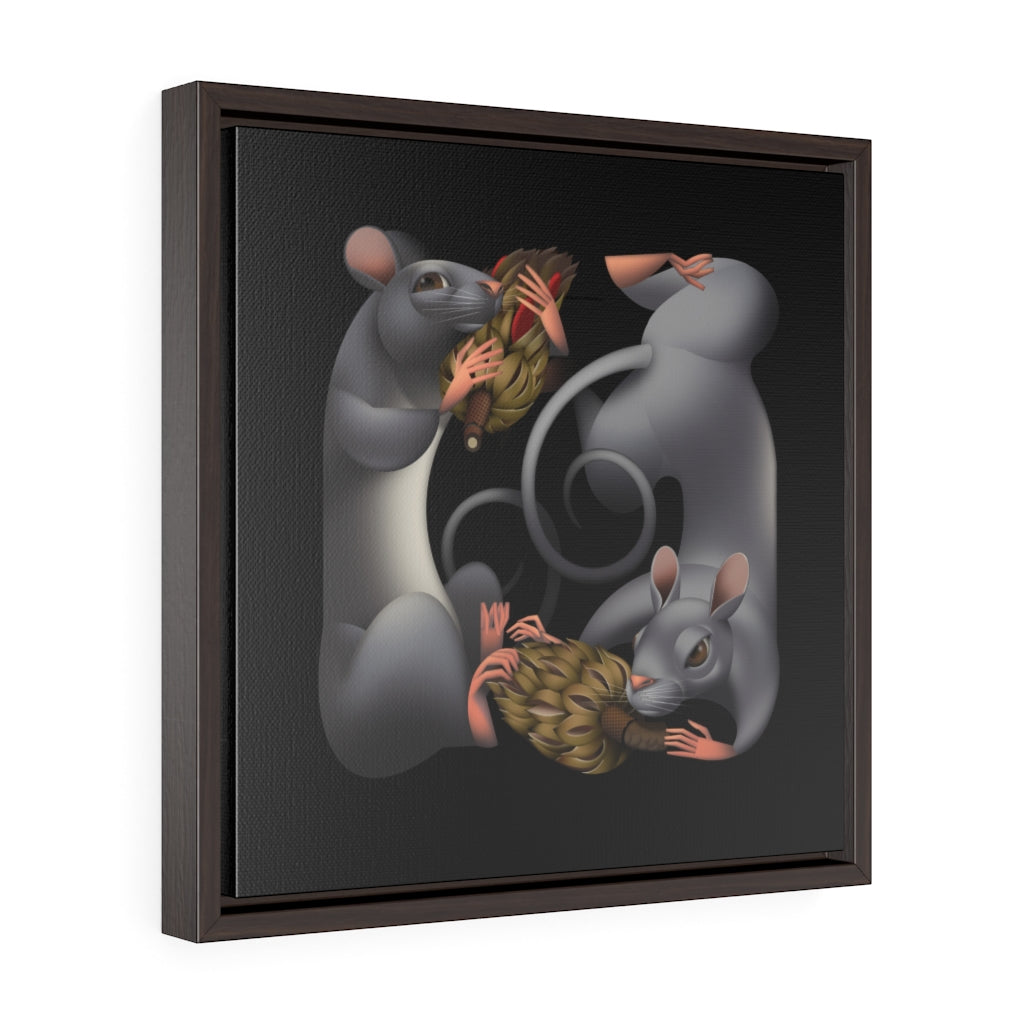 Framed Gallery Wrap - Frolic, Amy Ning