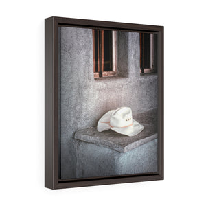 Framed Gallery Wrap - The Worn Hat, New Mexico, Pat Cahill