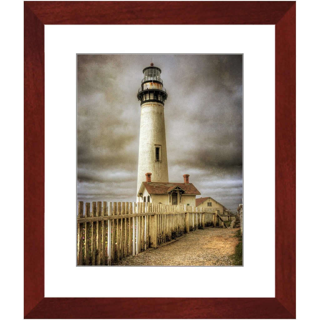 Framed Print - Pigeon Point - 2 Fence, Michael Cahill