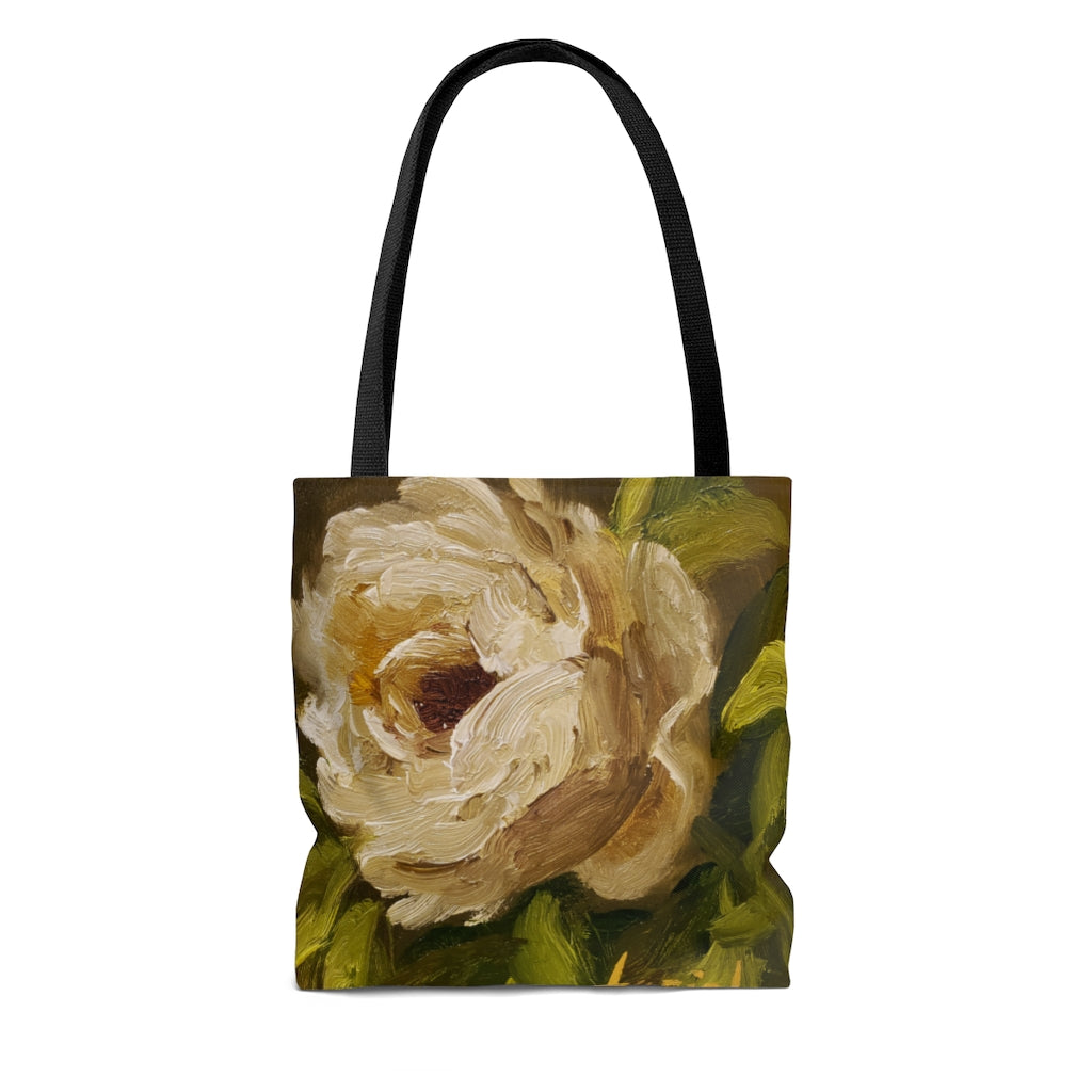 Tote Bag - White Rose, Ferial Nassirzadeh