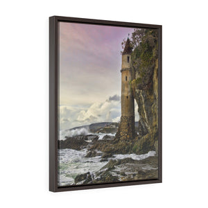 Framed Gallery Wrap - Victoria Beach Tower - Laguna Beach, CA, Michael Cahill