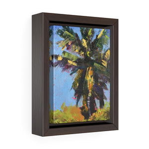 Framed Gallery Wrap Canvas - Frenzied Palm, Laurie Miller