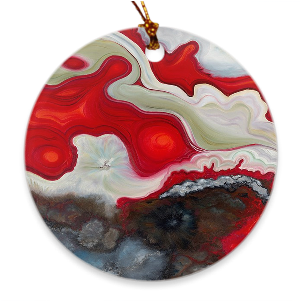 Porcelain Ornament - Orenda, Brenda Salamone, FREE SHIPPING