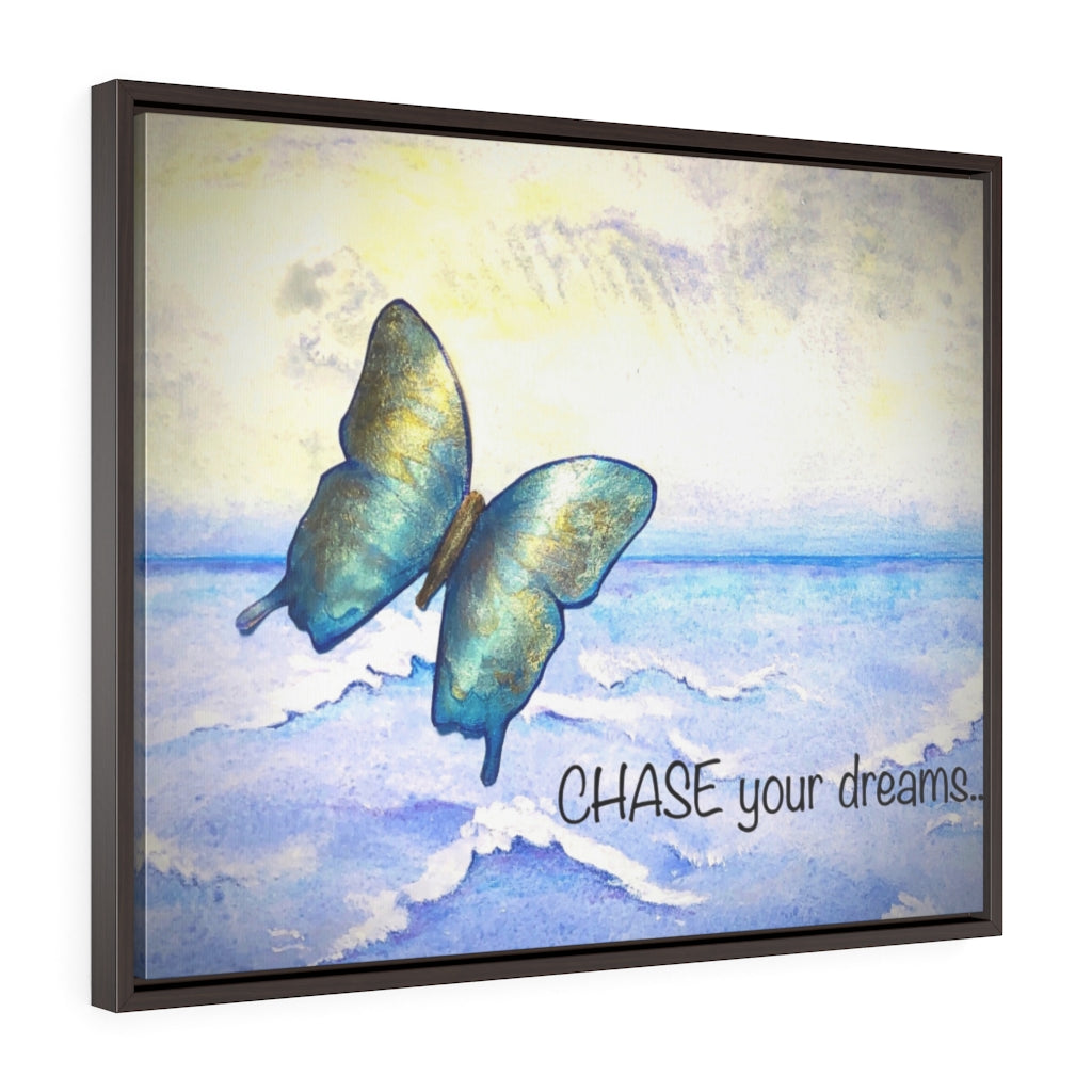 Framed Gallery Wrap Canvas - Chase Your Dreams, John Michael Dickinson