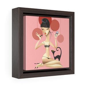 Framed Gallery Wrap - MakeUp, Amy Ning