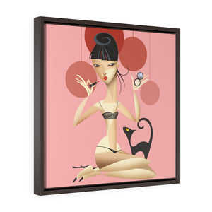 Framed Gallery Wrap - MakeUp, Amy Ning