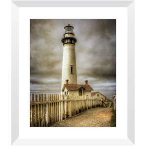 Framed Print - Pigeon Point - 2 Fence, Michael Cahill