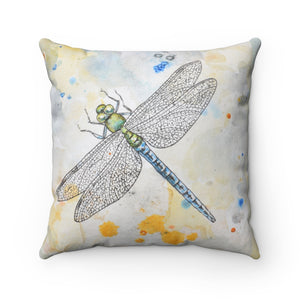 Pillow - Blue Dragonfly, Cheryl Buhler