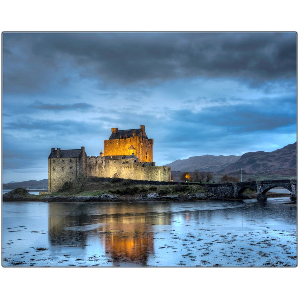 Metal Print - Eilean Donan Castle at Night - Scotland, Michael Cahill