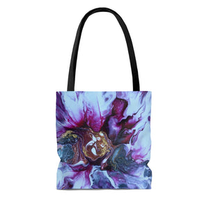 Tote Bag - Abstract Magenta Flower, Meryl Epstein