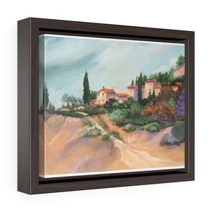 Framed Gallery Wrap Canvas - Tuscany Village, Barbara Palmer-Davis