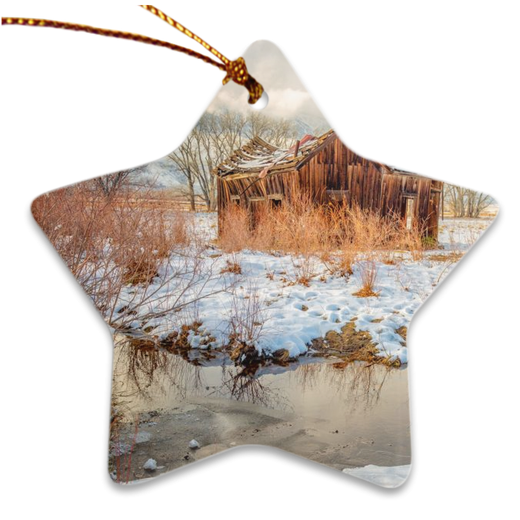 Porcelain Ornament - House by the Creek, Shannon Windsor