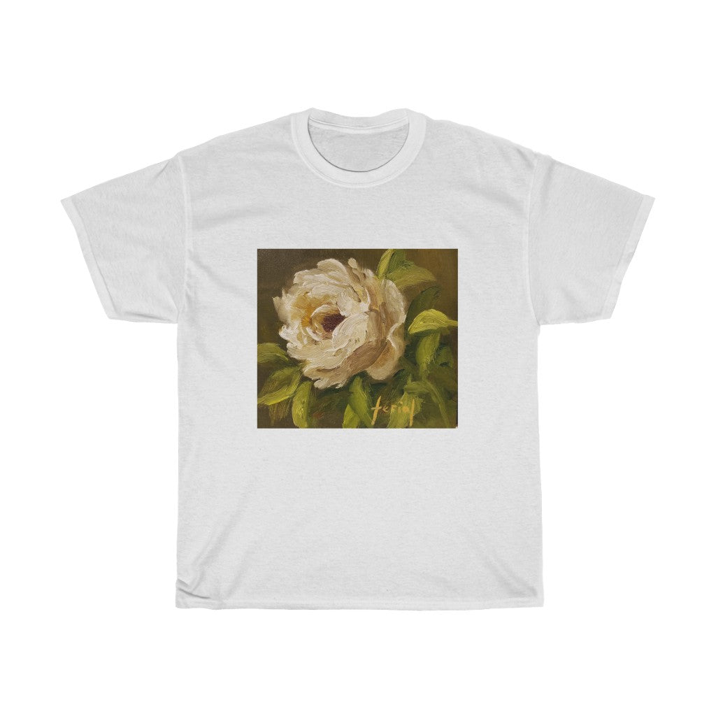 T-shirt - White Rose, Ferial Nassirzadeh