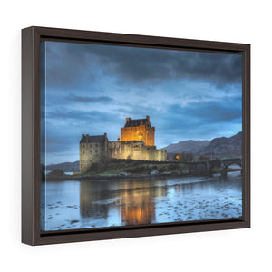 Framed Gallery Wrap - Eilean Donan Castle at Night - Scotland, Michael Cahill