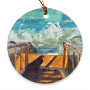 Porcelain Ornament - 	San Clemente 204's, Laurie Miller - Free Shipping