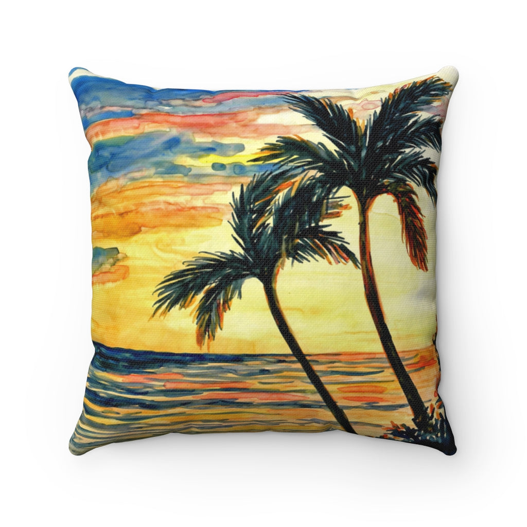 Pillow - Tropical Sunset, Pat Haas