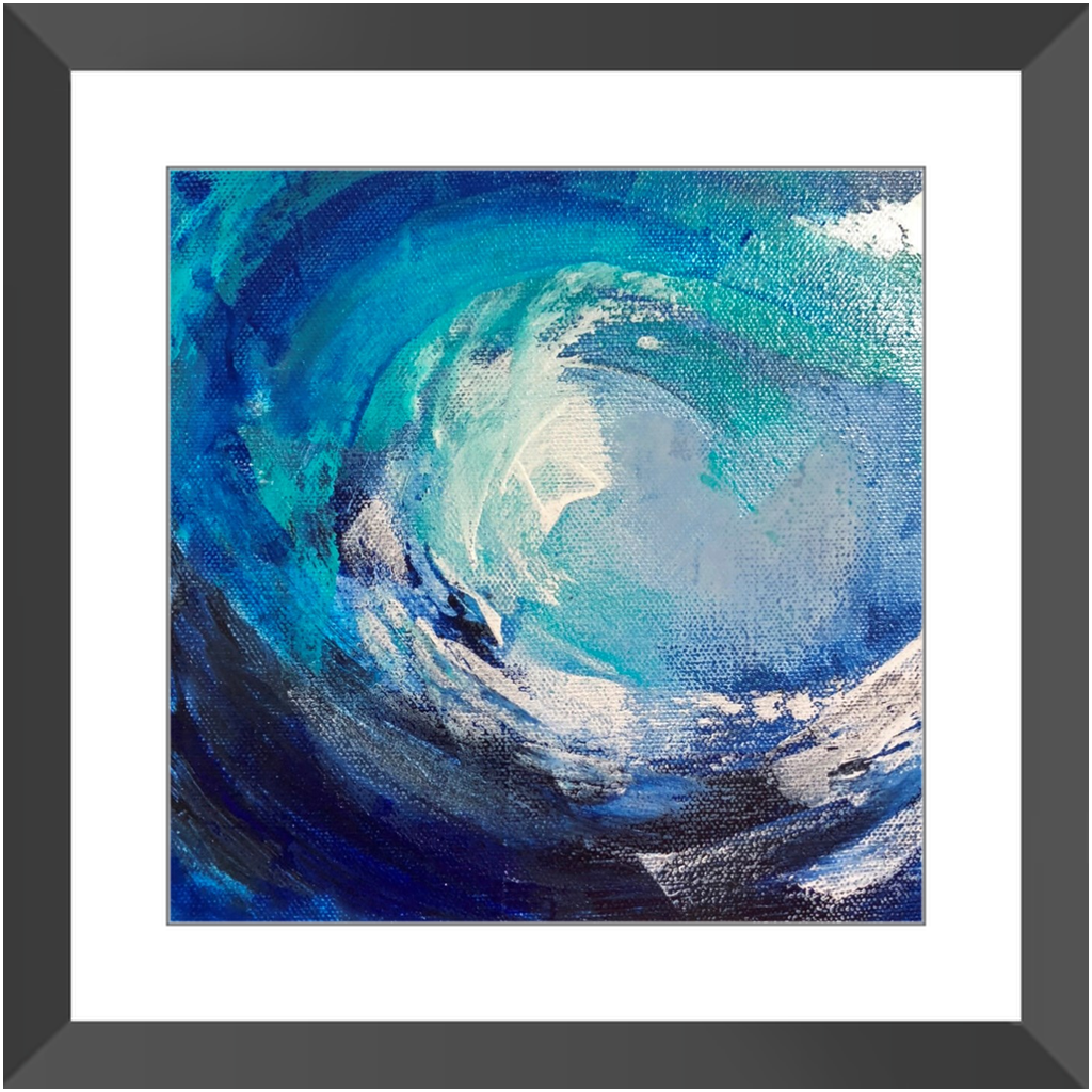 Framed Print - Wave Swirl, Laurie Miller
