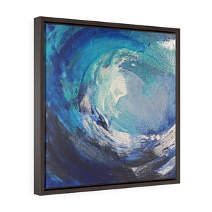 Framed Gallery Wrap Canvas - Wave Swirl, Laurie Miller