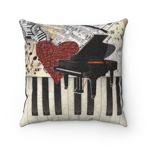 Pillow - I Love Piano, Loretta Alvarado