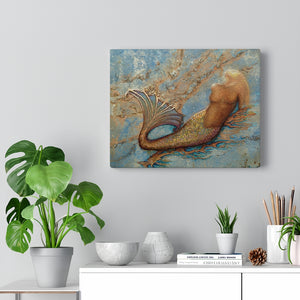 Gallery Wrap - Reclining Mermaid, John Michael Dickinson