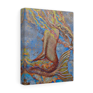 Gallery Wrap  - Sitting Mermaid, John Michael Dickinson