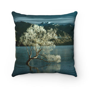 Pillow - Lake Wanaka Tree, New Zealand, Pat Cahill
