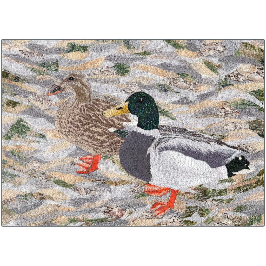 Metal Print - Suburban Wild - Ducks at the Lake, Loretta Alvarado