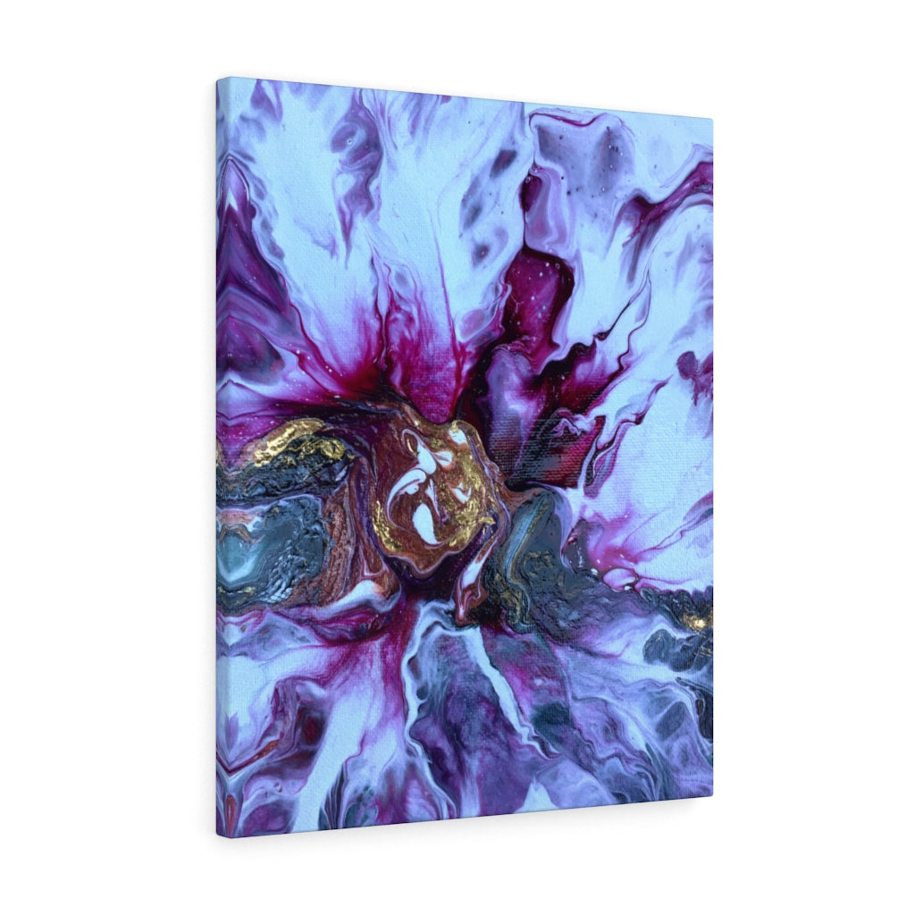 Gallery Wrap - Abstract Magenta Flower, Meryl Epstein