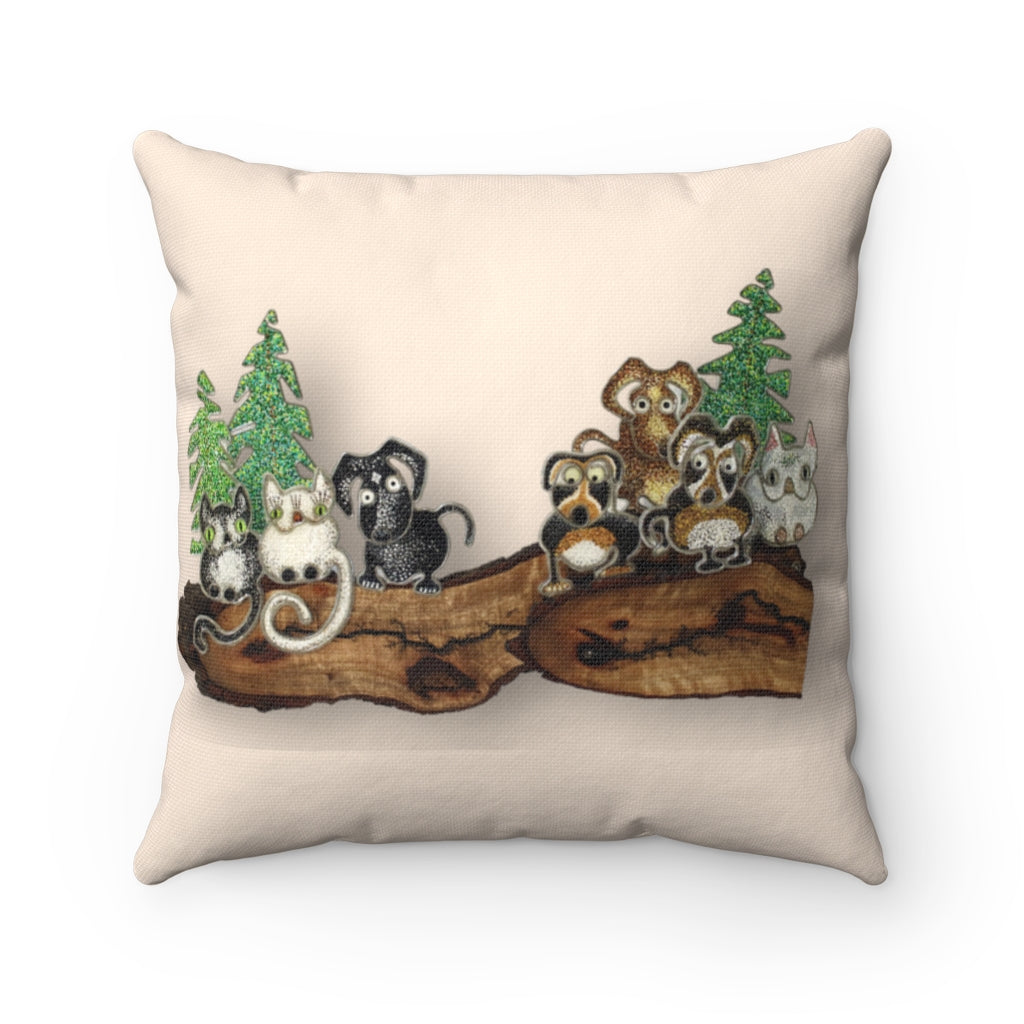 Pillow - Social Distancing (Pale Brown), Root Woods