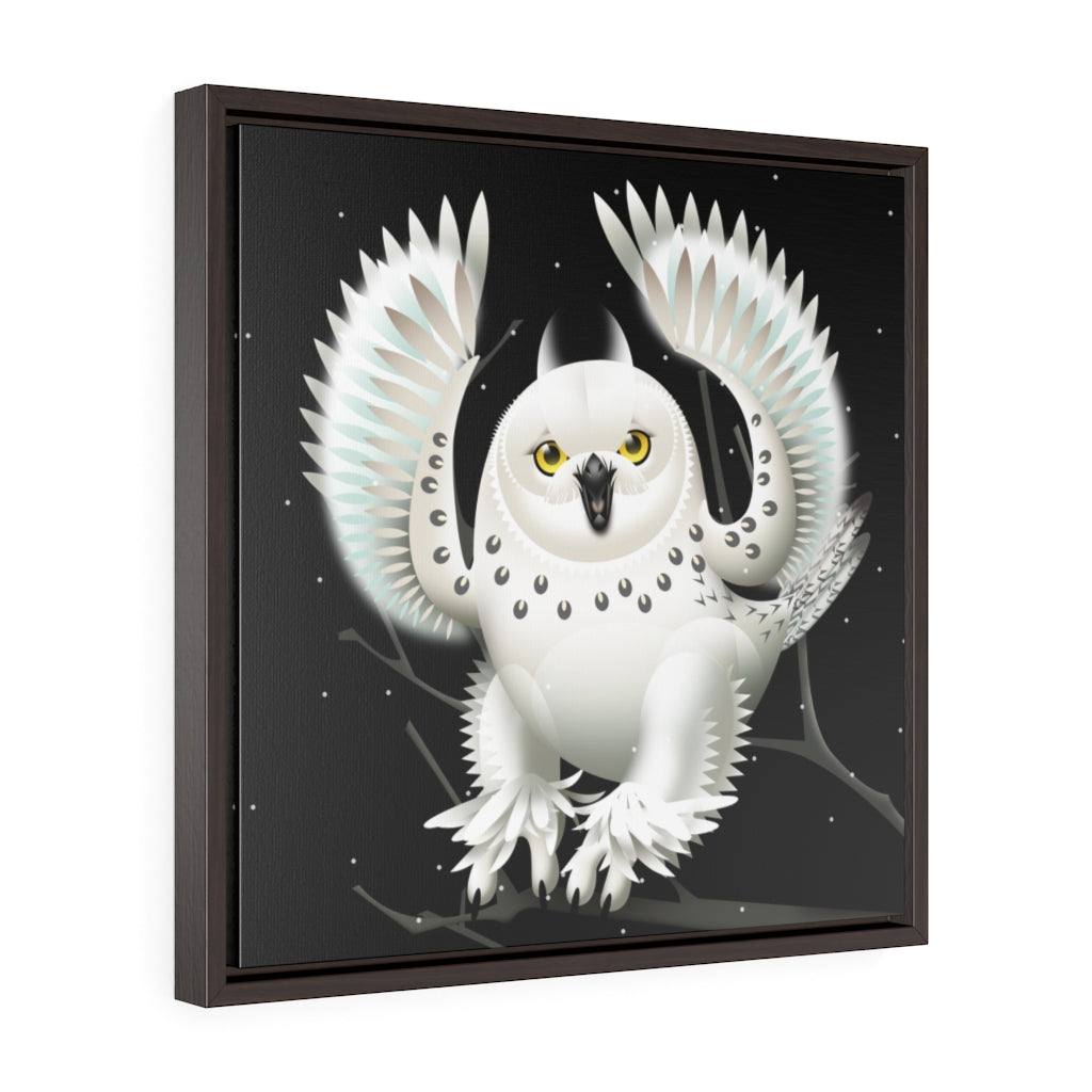 Framed Gallery Wrap - Snowy Owl, Amy Ning