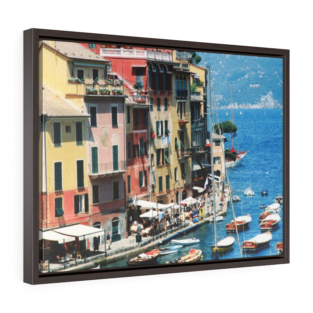 Framed Gallery Wrap - Italian Riviera, Pam Fall