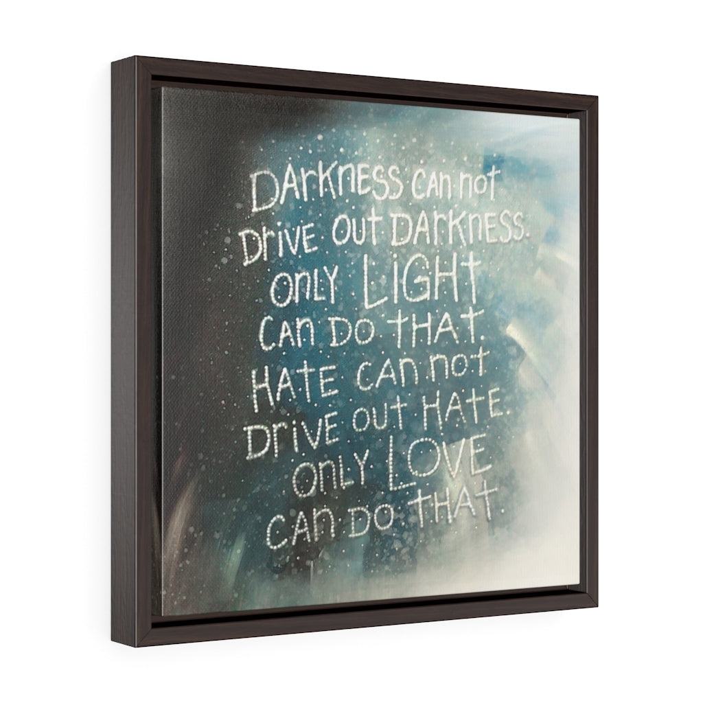 Framed Gallery Wrap Canvas - A Hero's Words, Laura Seeley