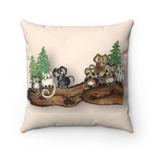Pillow - Social Distancing (Pale Brown), Root Woods