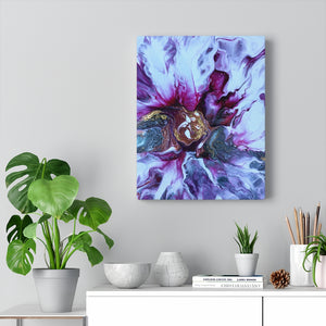 Gallery Wrap - Abstract Magenta Flower, Meryl Epstein