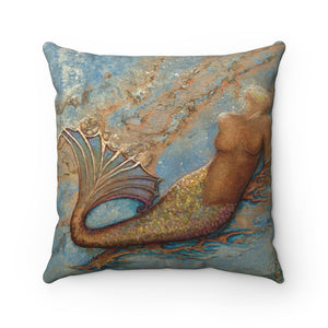 Pillow - Reclining Mermaid, John Michael Dickinson