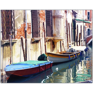 Metal Print - Boats on Canal, Pam Fall