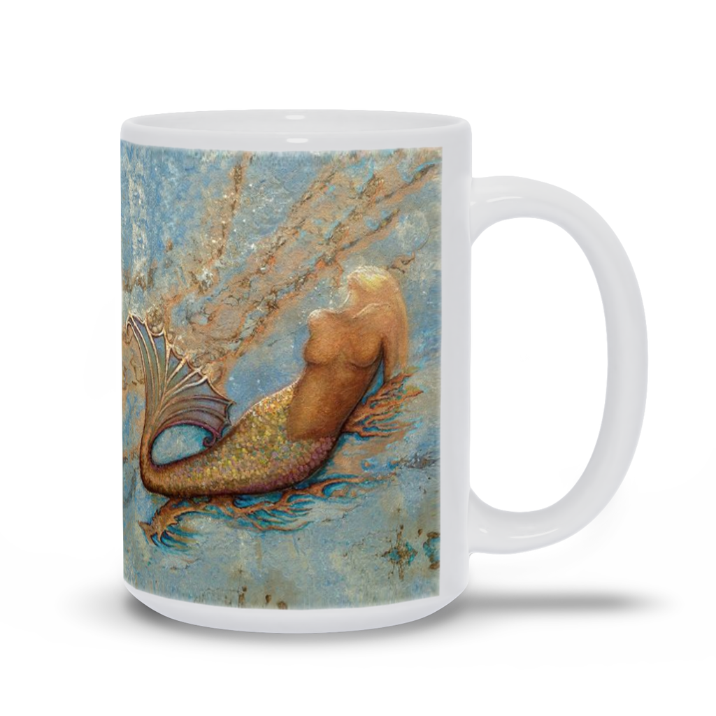 Mug - Reclining Mermaid, John Michael Dickinson