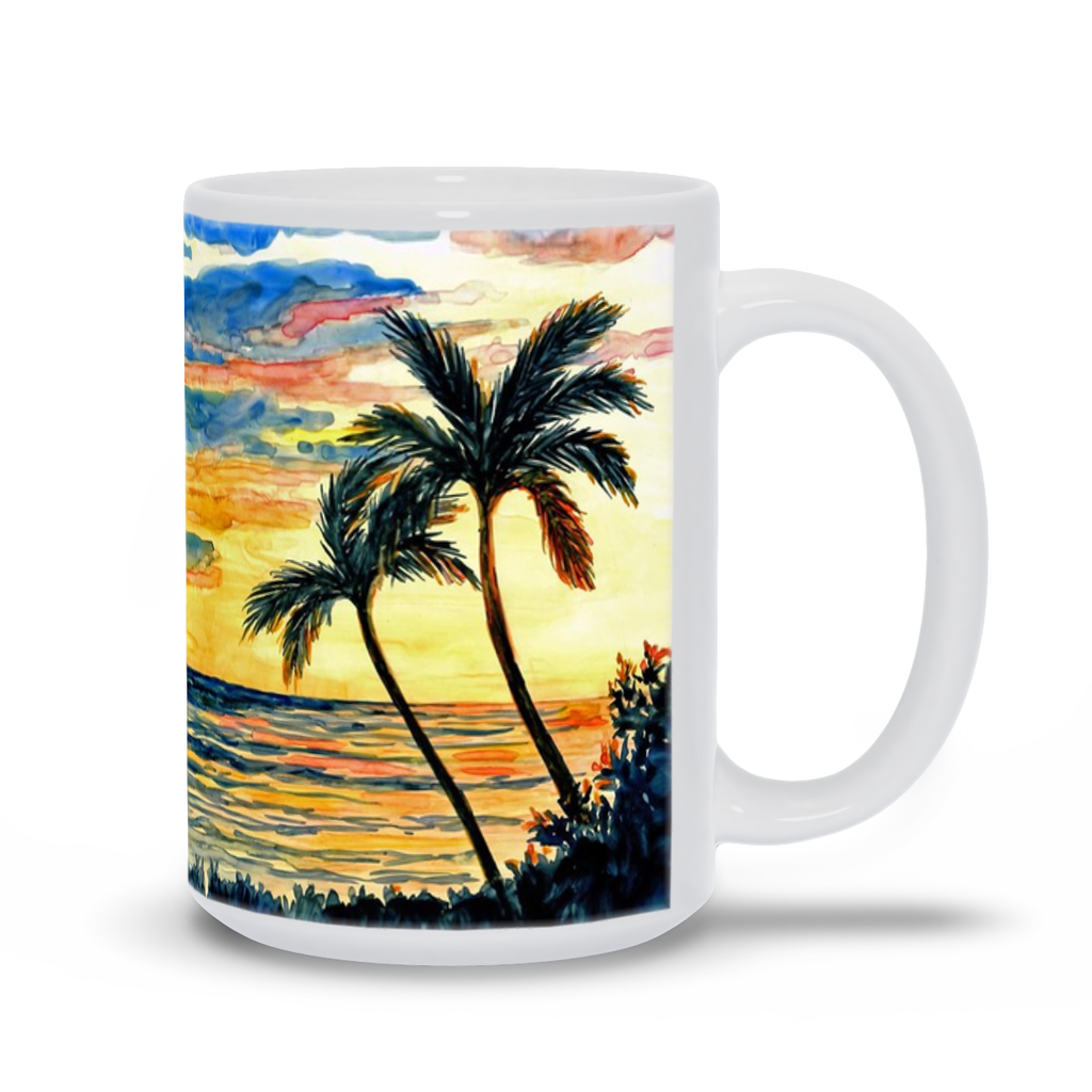 Mug - Tropical Sunset, Pat Haas