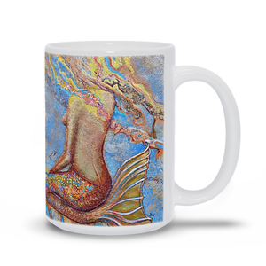 Mug - Sitting Mermaid, John Michael Dickinson