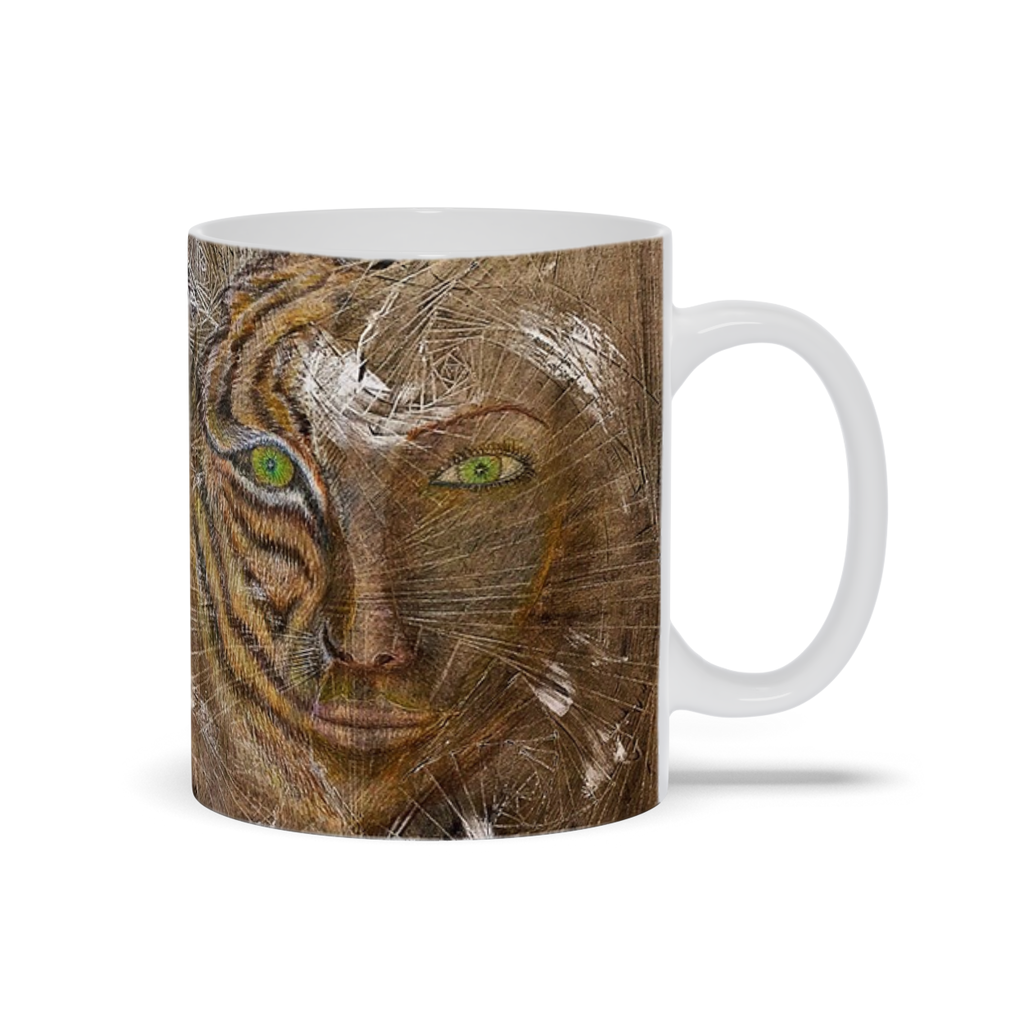 Mug - Tiger Lady, John Michael Dickinson